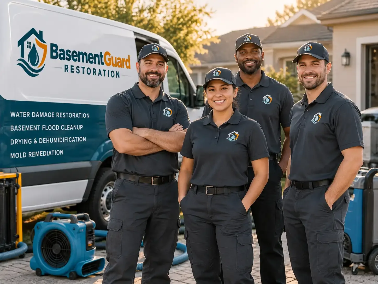 Basement Water Damage Restoration company in Van Voorhis, PA